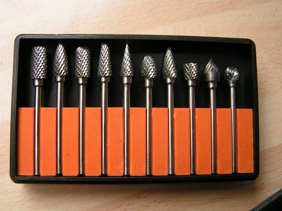 Solid Carbide Burrs - 10 piece boxed set (AMA1003)